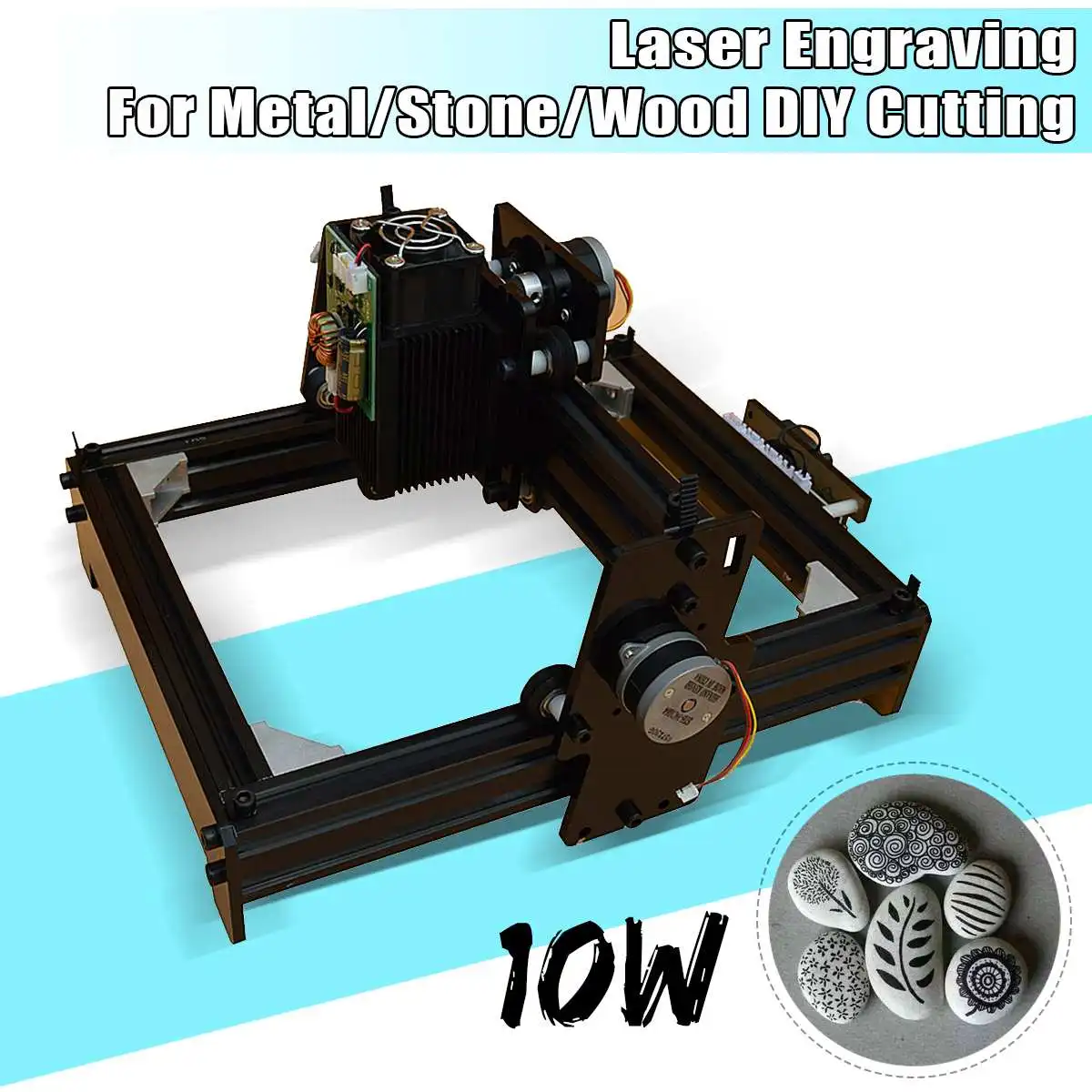 

10W USB Laser Engraving Metal Marking Machine CNC Laser Carving Machine DIY Logo Mark High-Precision Wood Router/Cutter/Printer