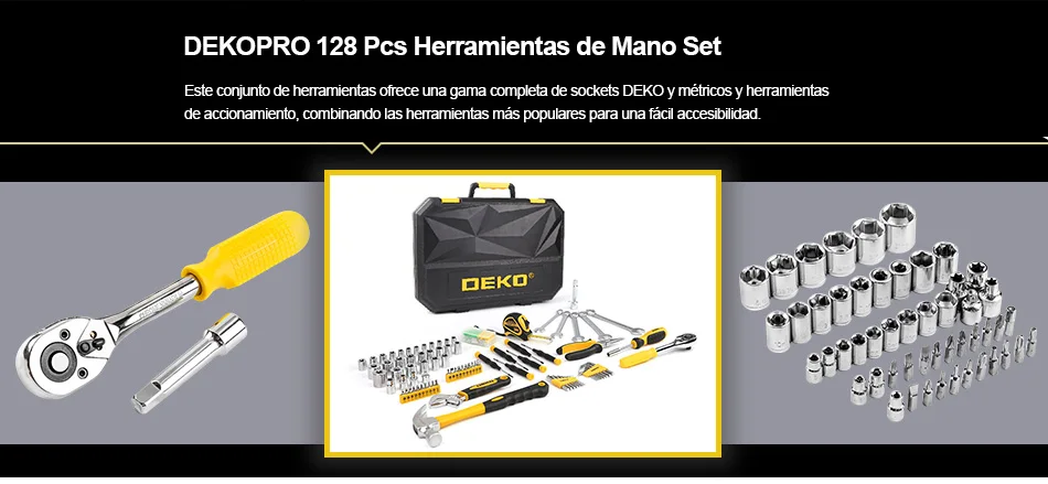 Maletin de herramientas con 128 utensilios de trabajo