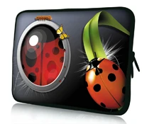 Free Shipping Ladybug 11.6 12  Soft Neoprene Laptop Sleeve Case Bag For Apple Dell Lenovo IBM