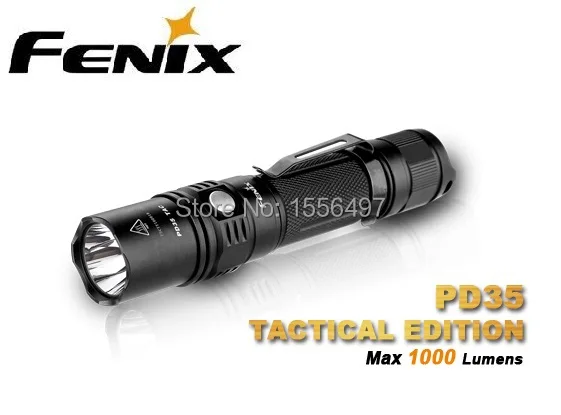 Бесплатная доставка Fenix PD35 TAC 1000 люмен Cree XP-L светодиодный фонарики тактические +
