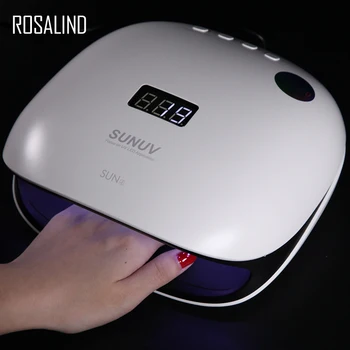 

ROSALIND SUN4W UV Lamp 48W Nail Dryer For Nail Extension Machine For All Types Gel Polish Nail Art Manicure LED Drying Tool