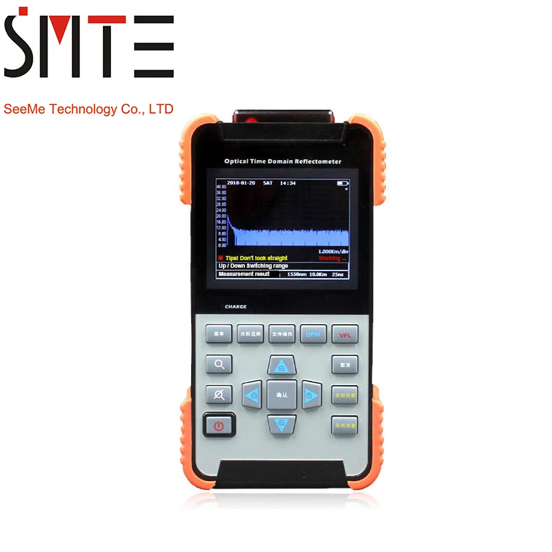 

Handheld OTDR AOR500-S SD2060 60km OTDR 24dB/22dB Tribrer Brand Integrated VFL 1310nm/1550nm Optical Time Domain Reflectometer