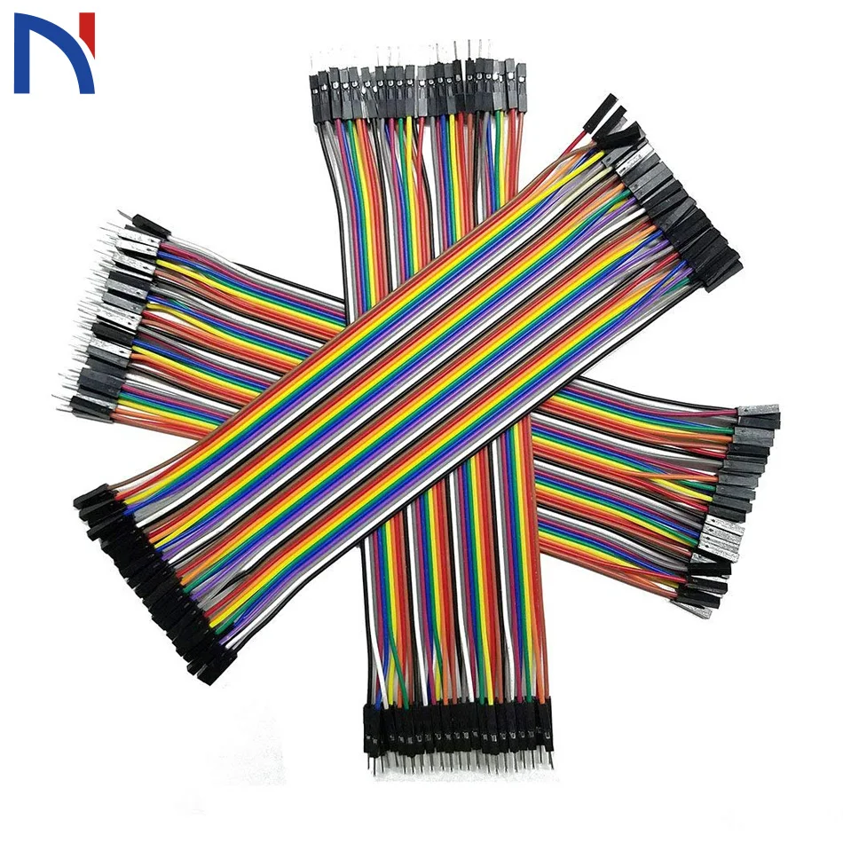 40PIN Dupont линия 10 см 20 30 папа-папа + Женский-папа и женский-Женский Перемычка провод