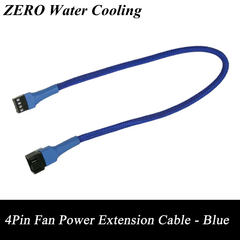 Macho para Fêmea Cabo de Extensão pc Fan Sleeved Pwm 4pin Preto Branco Azul Vermelho Verde Disponível 15cm 20 Pcs Lot Atacado - Imagem 3
