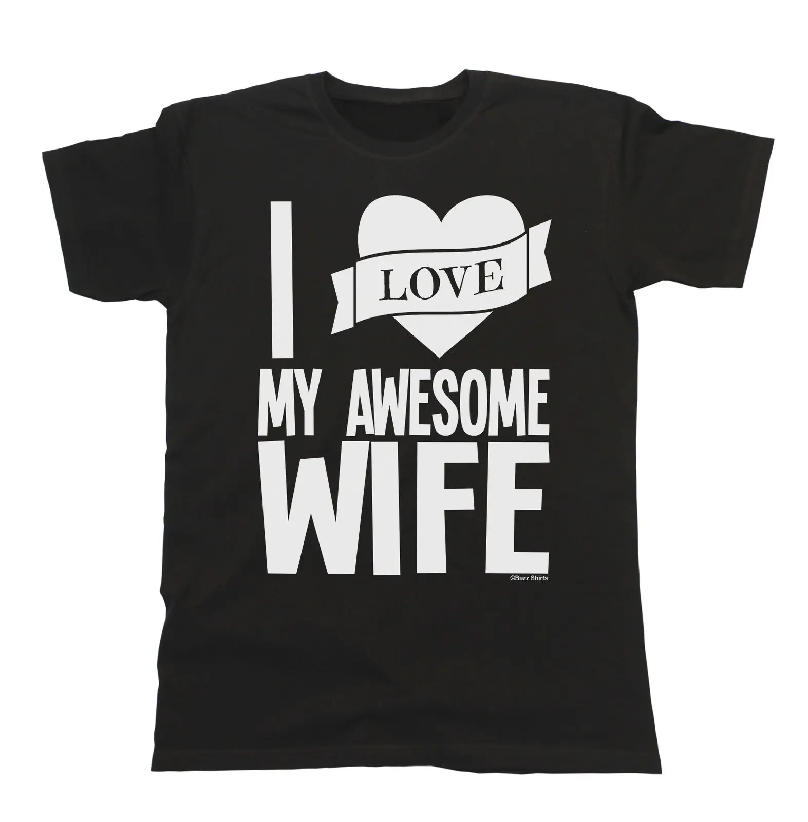 

I Love My Awesome Wife T-Shirt Mens Ladies Unisex Fit Funny "Short Sleeves Cotton Fashion T Shirt Free Shipping "