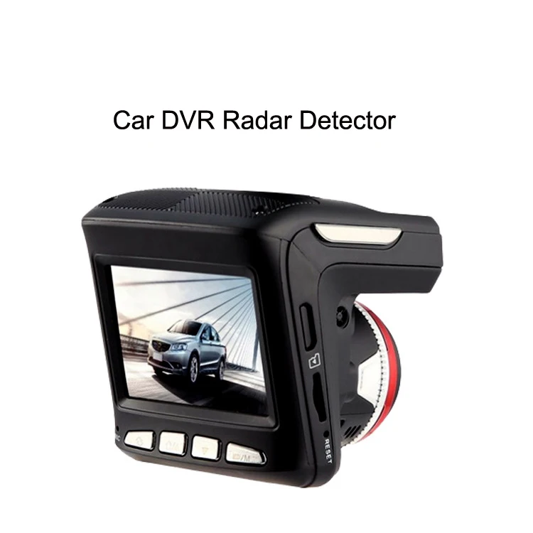 

2 In 1 Car DVR Camera Anti Radar Detector Laser Alarm System Digital Video Recorder Russian English 12V