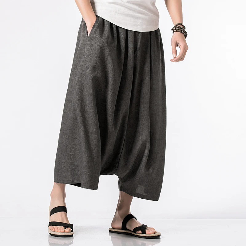 wide leg harem pants