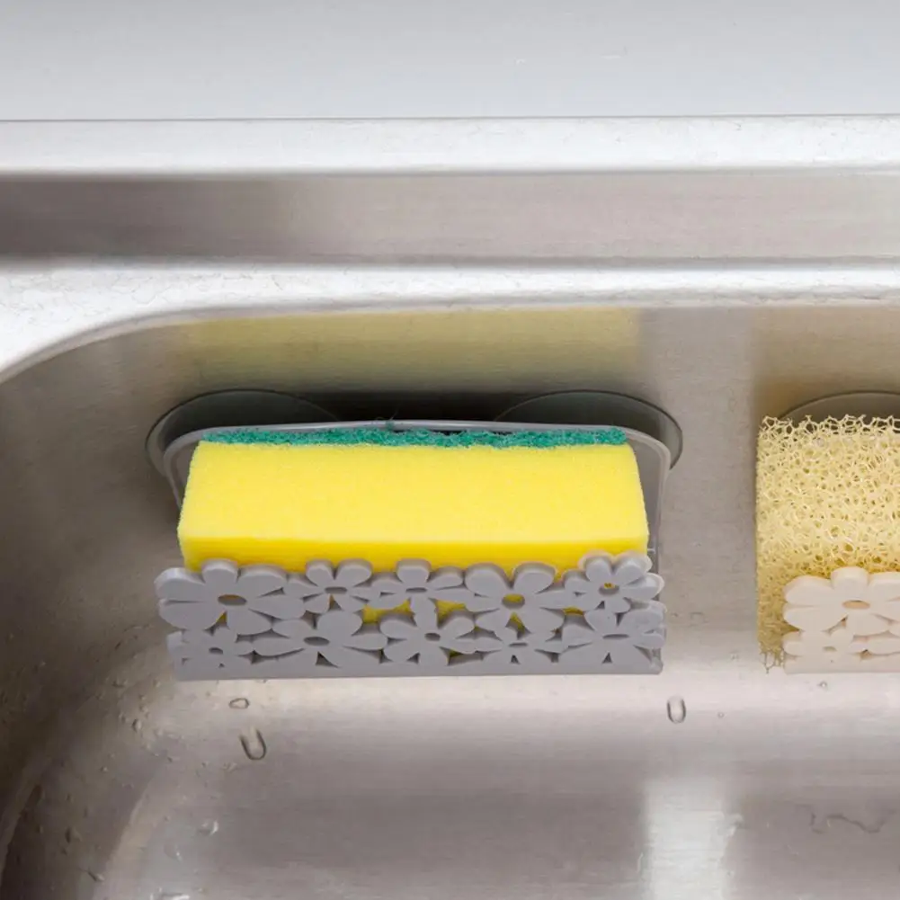 Kitchen Sink Side Shelf Sponge Storage Rack Bathroom Shower Storage Towel Soap Dish Holder Cabide Dishwashing Sponge Filter