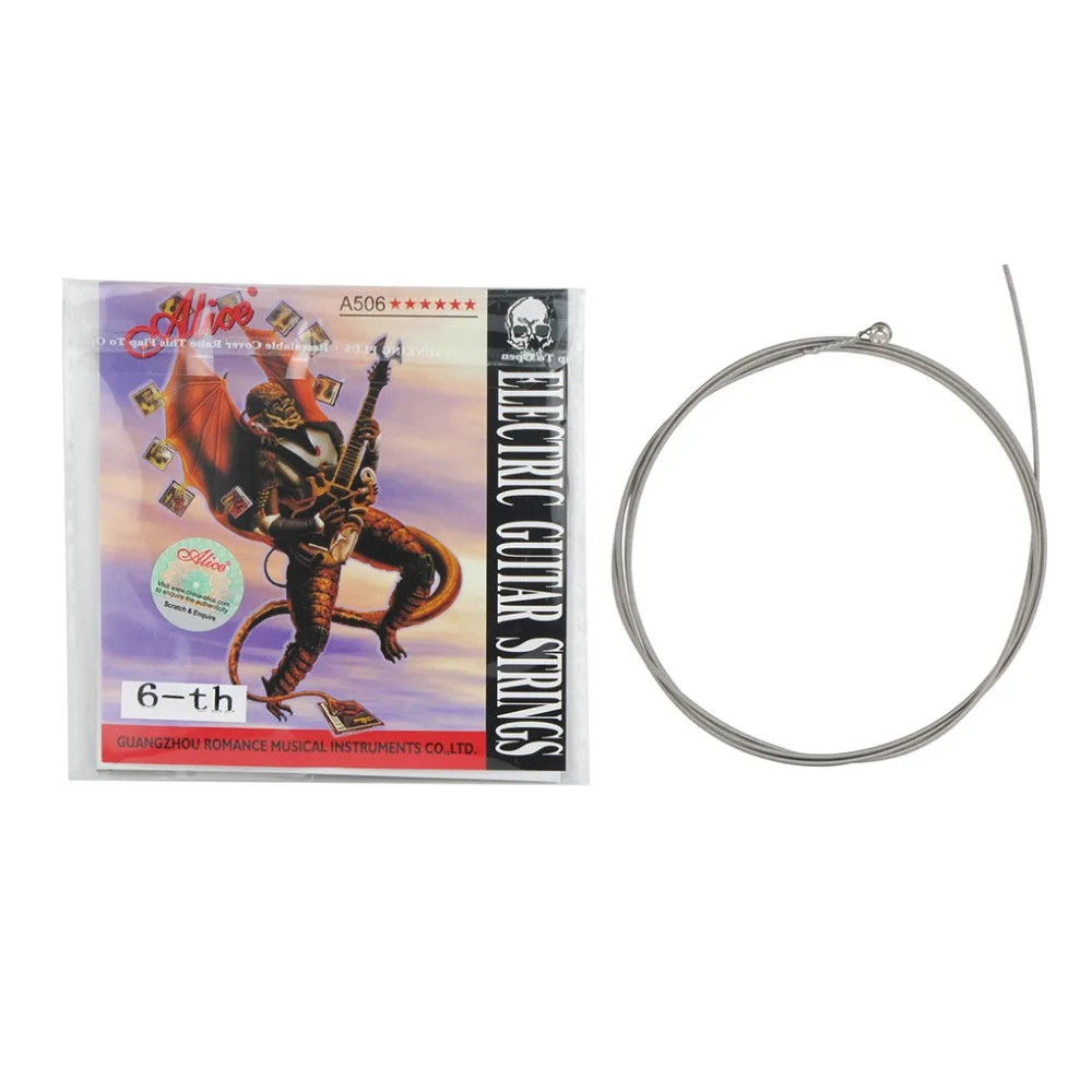 

Alice 1PCS Electric Guitar String Guitar Single String E-1st/B-2nd/G-3rd/D-4th/A-5th/E-6th Choose for Guitar Accessories