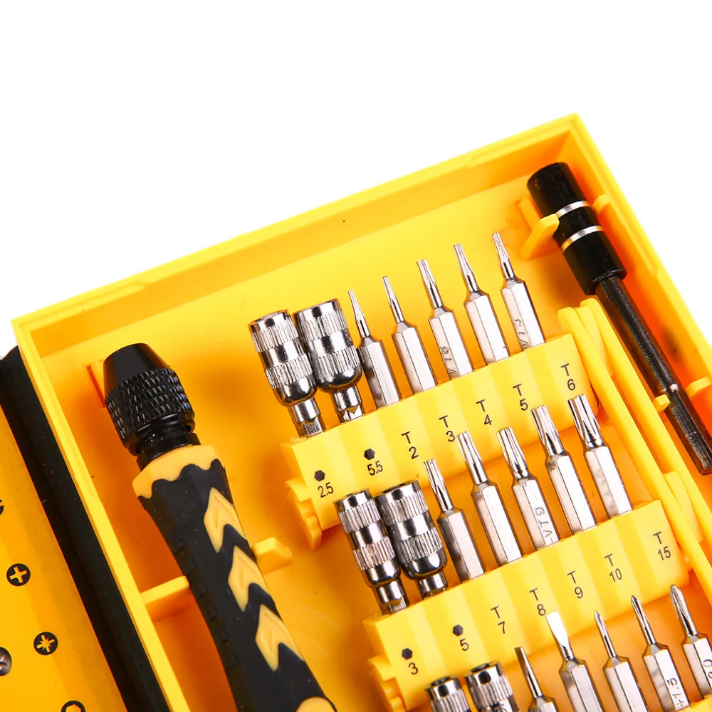  2017 NEUE Professionelle 38 In 1 Schraubendreher Set Stahl material reparatur werkzeuge kit precisi