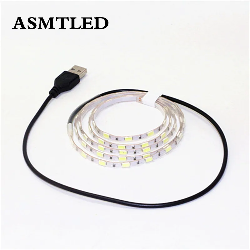 Суперъяркая гибкая светодиодная лента постоянного тока 5 в 1 м 5630 SMD ширина мм 60