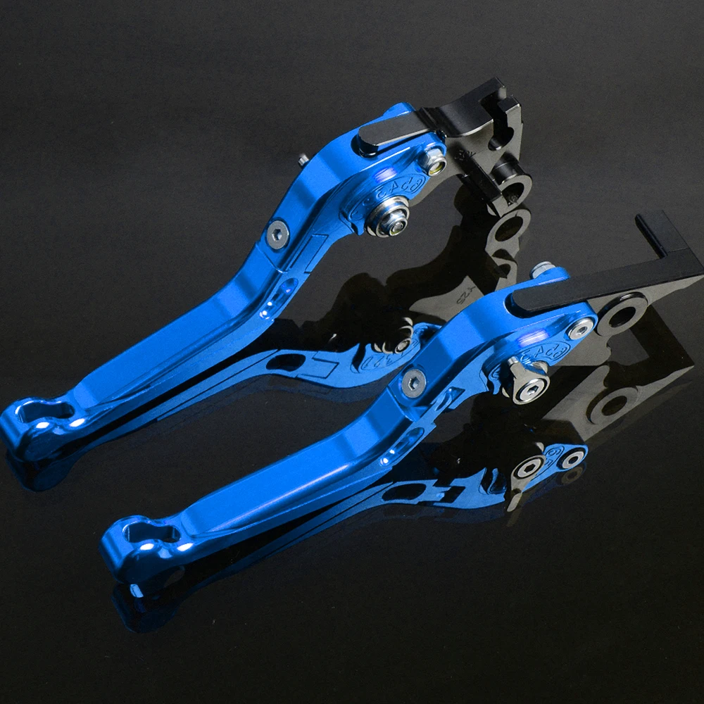 Для Yamaha YZF600R YZF 600R THUNDERCAT Европа США Канада аксессуары для мотоциклов с ЧПУ мотоцикл тормозные рычаги сцепления регулируемый - Цвет: Blue