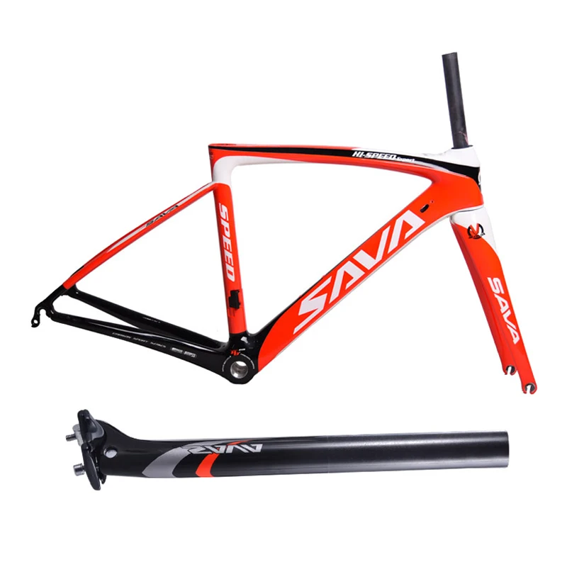 Flash Deal SAVA T800 Carbon Road Frame 700C Road Bike Frame Carbon 1050g Road Bicycle Bike Frame 48cm/50cm/52cm with Carbon Fork + Seatpost 0 Flash Deal SAVA T800 Carbon Road Frame 700C Road Bike Frame Carbon 1050g Road Bicycle Bike Frame 48cm/50cm/52cm with Carbon Fork + Seatpost 0