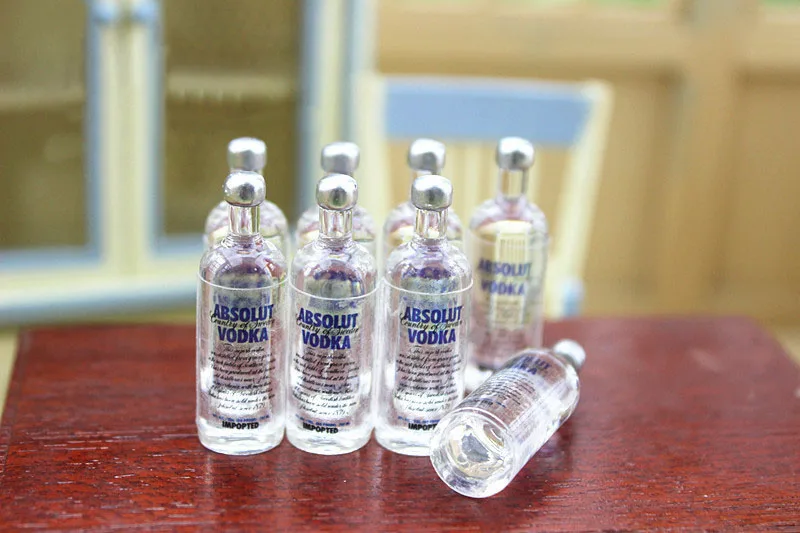 1:12 Scale Dollhouse Miniature Bottle of Skyy Vodka 