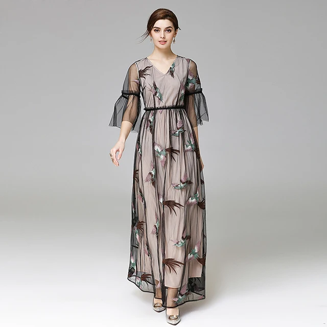 maxi dresses designs 2018