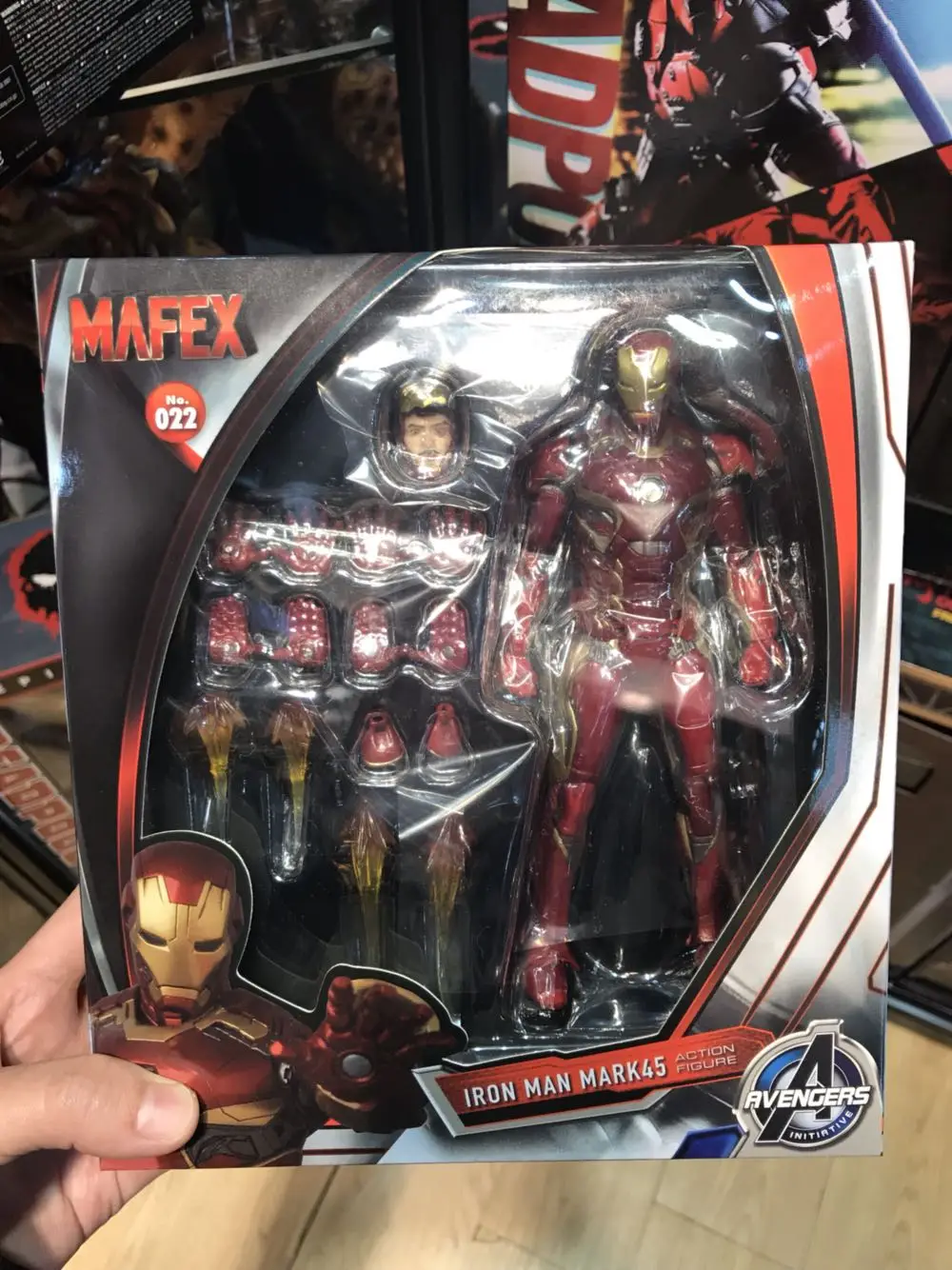 

The Avengers IronMan Action Figure Model MK45 Iron Man Doll PVC ACGN figure Toy Brinquedos Anime kids Toys