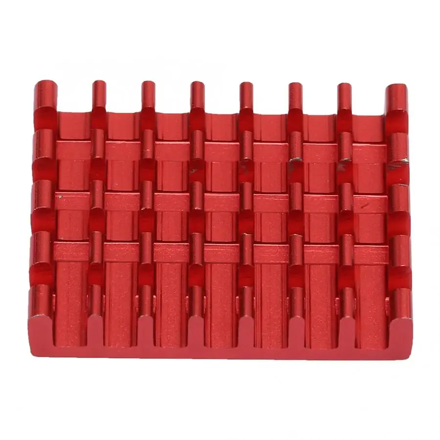 10pcs Aluminum Heat Sink Cooling Fin for ESC Transimitters RC Drone 25*18*5mm Red New