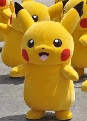 2015 Top Grade Deluxe Pikachu Mascot Costume Cartoon Character Costumes