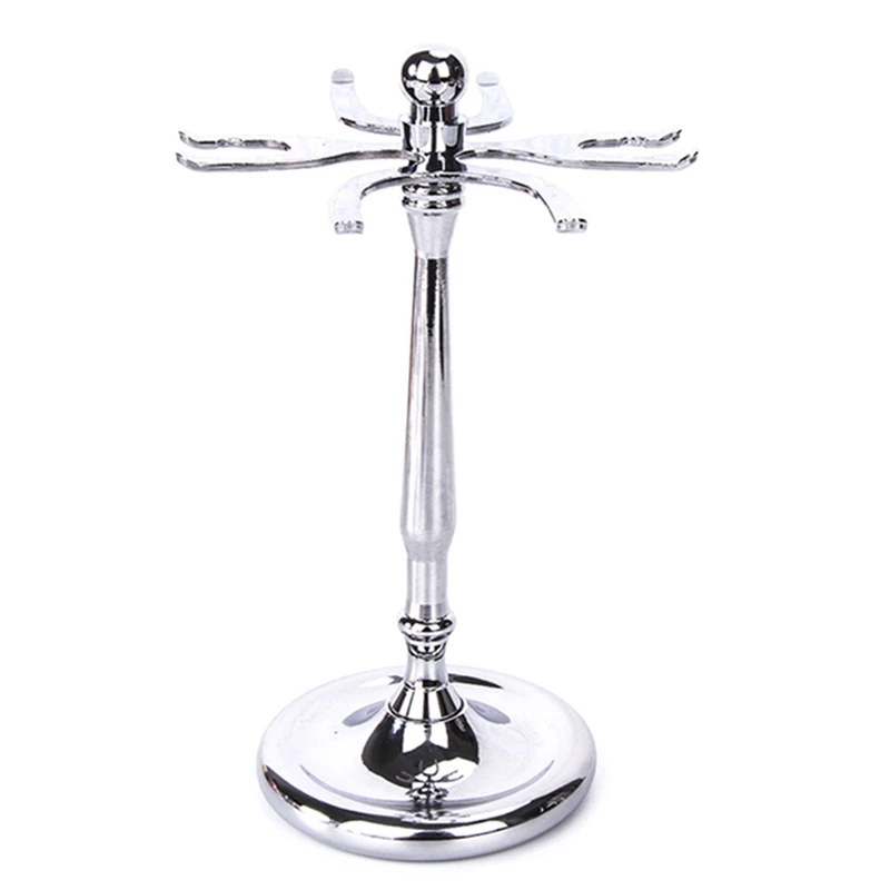 Men Razor Holder Stainless Steel Shaving Brush Stand Classic Safety