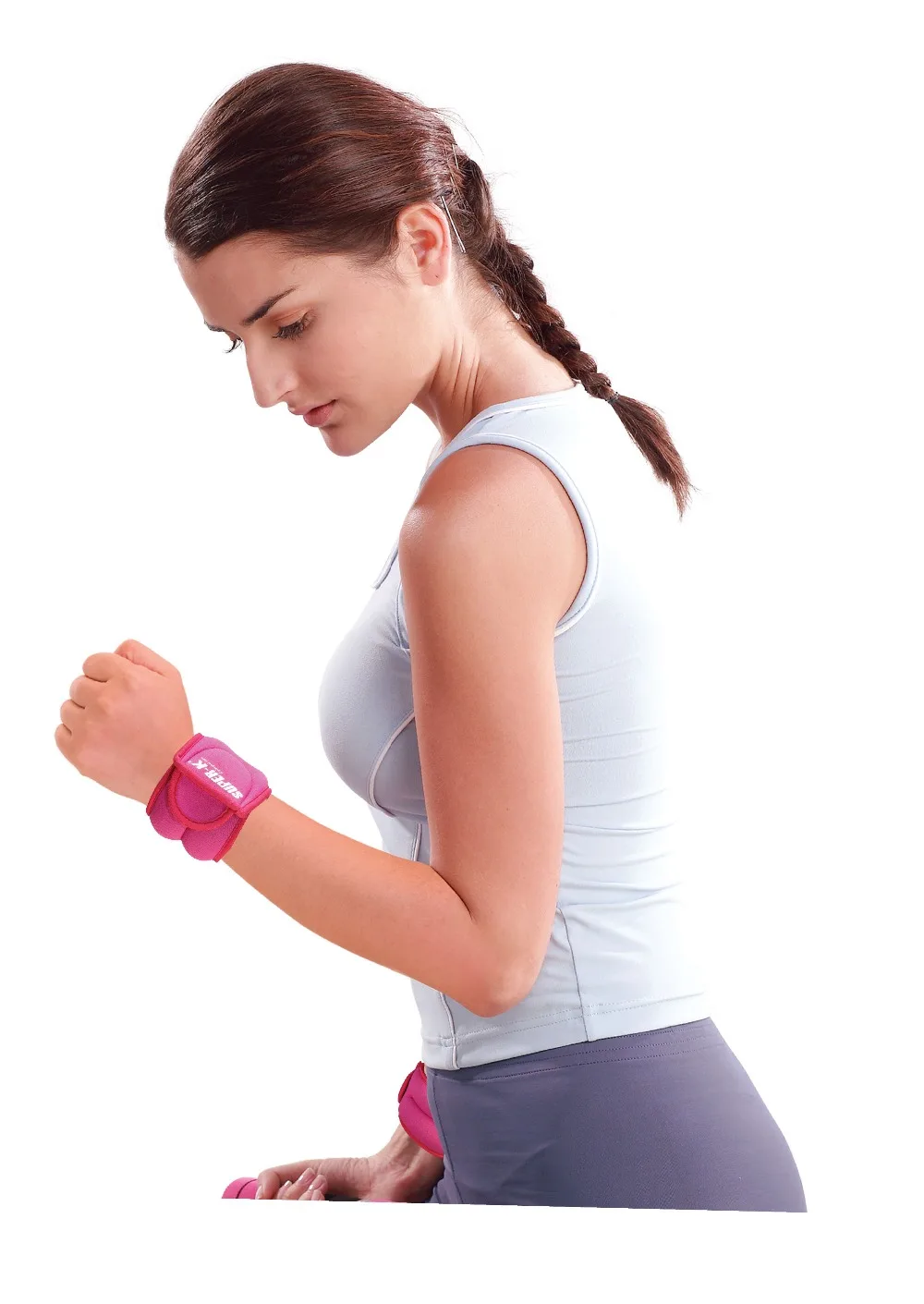 Nylon 0.5kg Fitness Weight Lifting Gym Powerlifting Hand Wraps Wrist Strap Bodybuilding Breathable Wrist Support