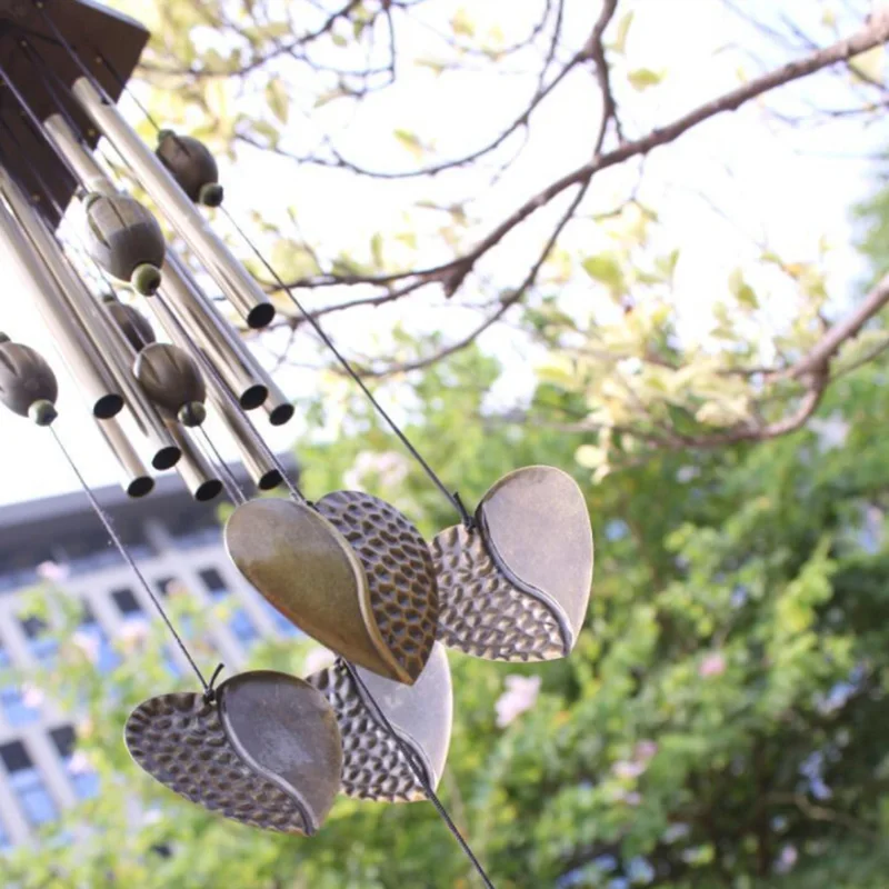 

8 Copper Bells Wind Chimes Metal Windchime Outdoor Garden Home Hanging Ornaments