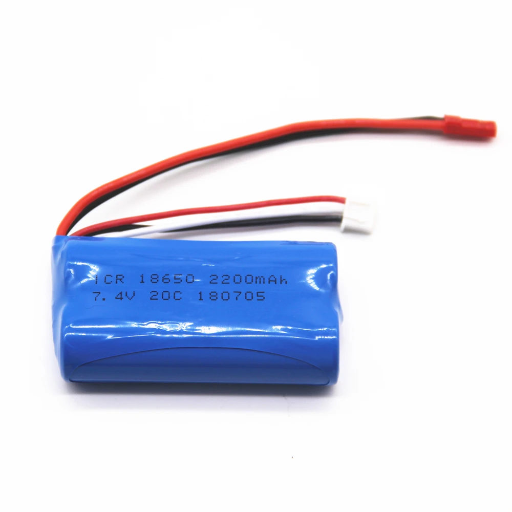 5 шт. 7,4 V 2200 mAH Li-po Lipo Batery 2S пульт дистанционного управления вертолетом 7,4 V 2200 mAH Lipo батарея 20C 18650 игрушечная батарея