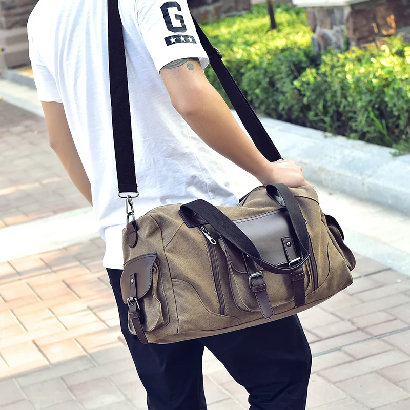 Manjianghong брендовая мужская дорожная сумка, Мужская холщовая деловая дорожная сумка, Повседневная сумка, высокое качество, сумки
