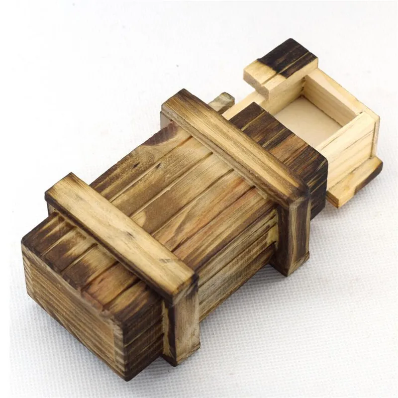 Wood Magic Puzzle Box Secret Mini Compartment Drawer Gift Intelligence Brain Teaser Toy (7)
