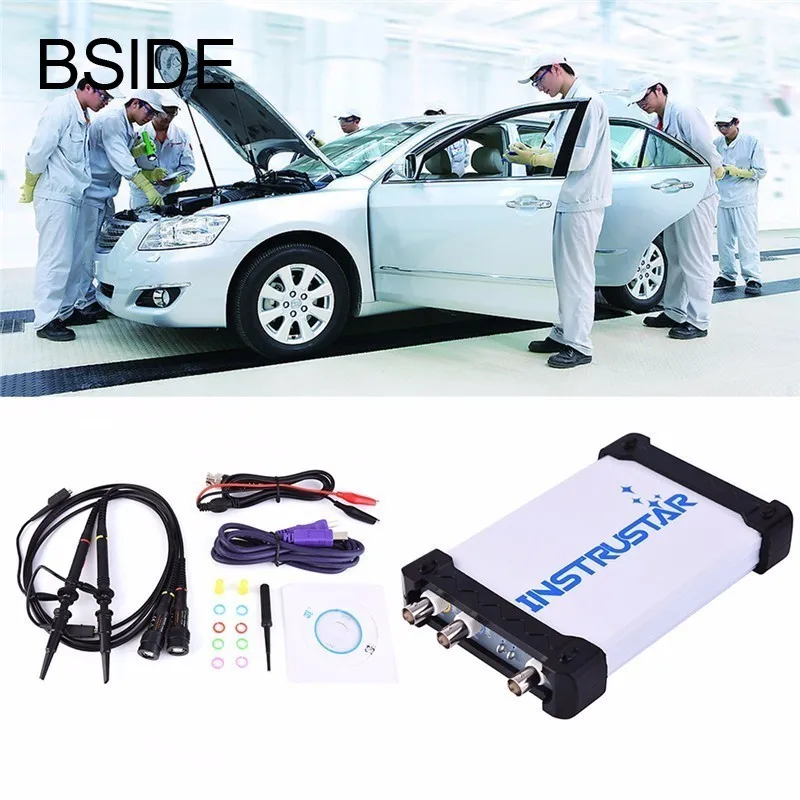 

ISDS205B 5 IN 1 Multifunctional PC Based USB Digital Oscilloscop/Spectrum Analyzer/ DDS/Sweep/Data Recorder 20M 48MS/s Free Ship