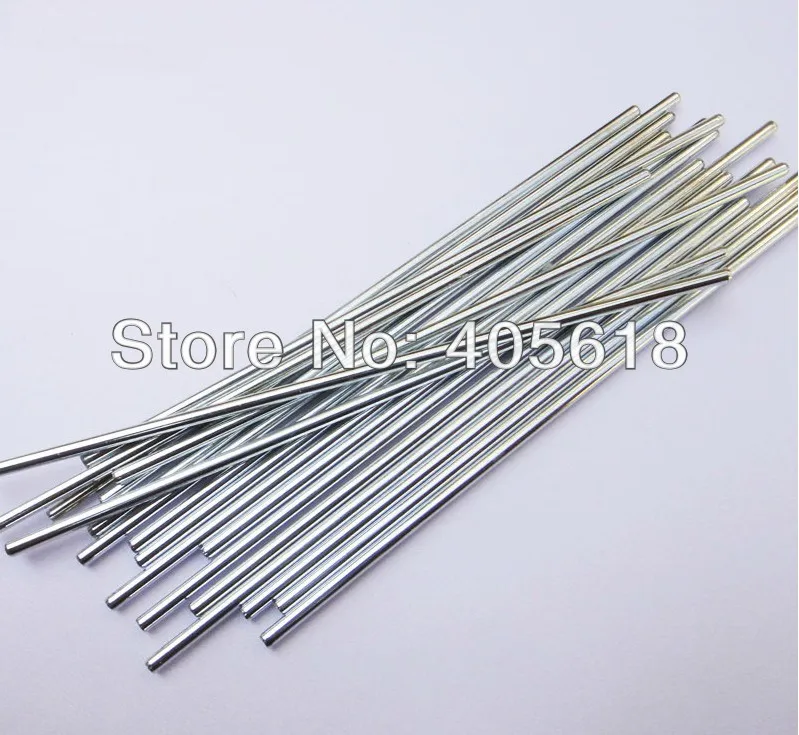 New 50pcs 2MM DIA length 90mm DIY Toys car axle iron bars stick drive rod shaft coupling connecting shaft New 50pcs 2MM DIA length 90mm DIY Toys car axle iron bars stick drive rod shaft coupling connecting shaft