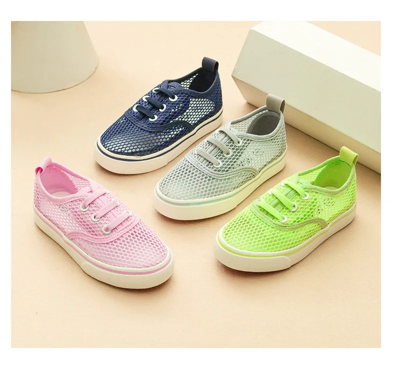 

Student Breathable Kids Sneakers Children's canvas shoes Casual girls sports boys comfortable child mesh breathable shoes 25-37