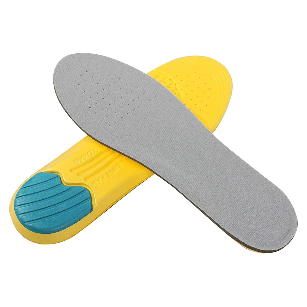 

1Pair Reusable Foot Care Memory Foam Insoles Can Be Cut Men Women Outdoor Deodorize Mountaineering Sports Orthotic Shoe Pad