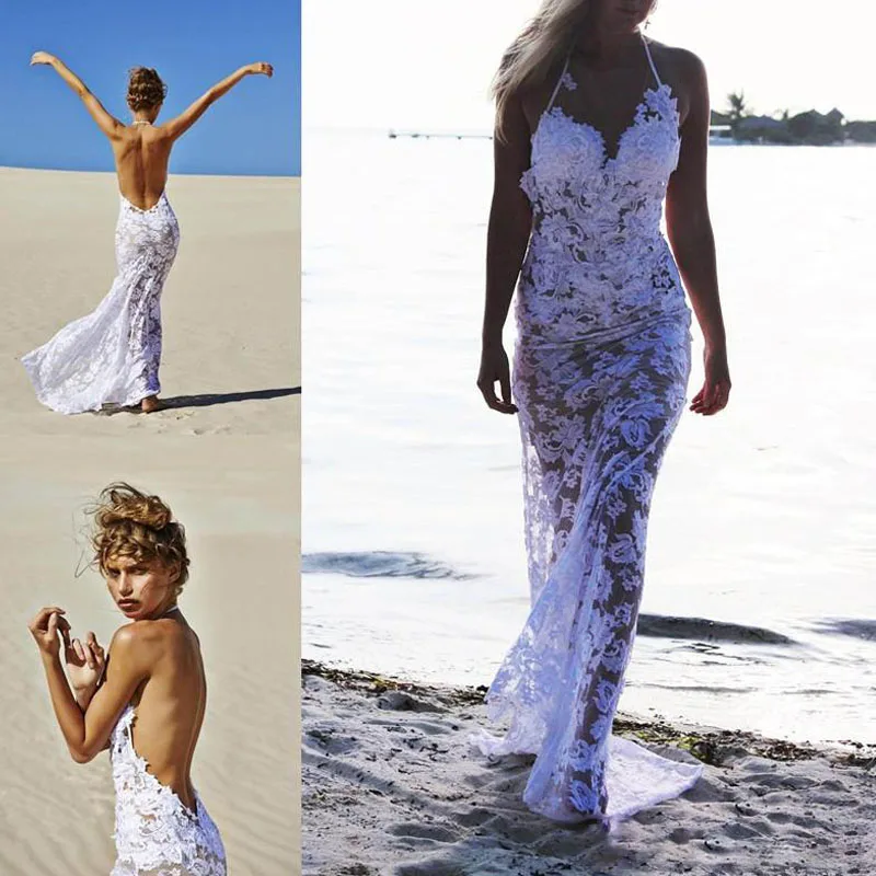 Aliexpress.com : Buy Newest Sexy Style 2017 Beach Illusion Wedding ...