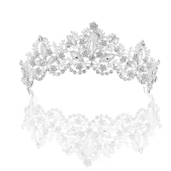 

New Luxury Crystal AB Bridal Crown Tiaras Diadem Tiaras for Women Bride Wedding Hair Accessories A0450