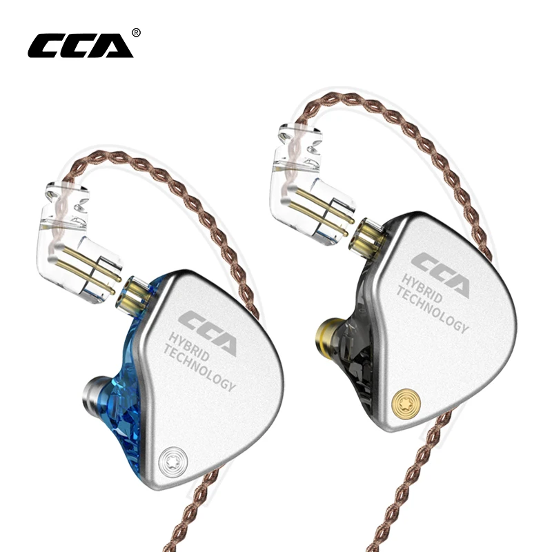 Новинка CCA CA4 1DD+ 1BA Гибридный привод в ухо наушник HIFI DJ монитор Спорт Бег сцена IEM съемный 2Pin кабель