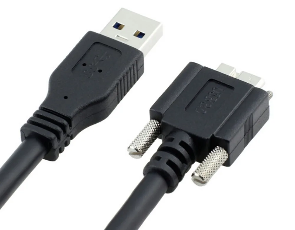 

USB3.0 data cable with screw fixing, anti-off, anti-shock, stable transmission L39