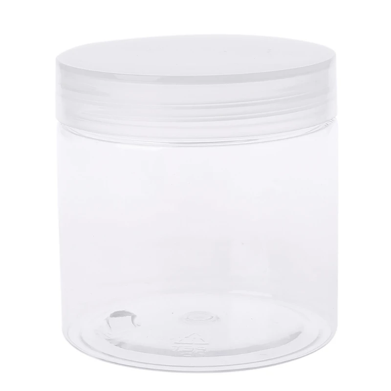 

200ml Empty Plastic Container For Slime Foam Light Clay Organizer Makeup Jar Nail Box Cosmetic Pot Cream Bottle Food Storage Can
