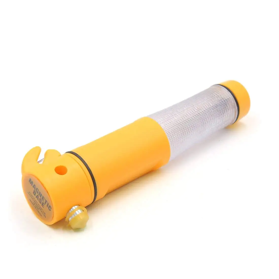 uxcell 19.5 x 6.5cm Emergency Window Glass Break Car Vehicle Flashlight Hammer Cutter Yellow