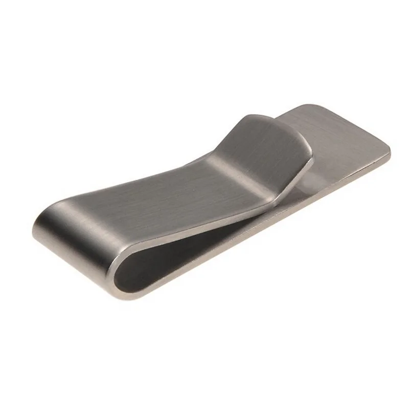 

1PC Stainless Steel Metal Money Clip Fashion Simple Silver Dollar Cash Clamp Holder High Quality Wallet clip for Men Women