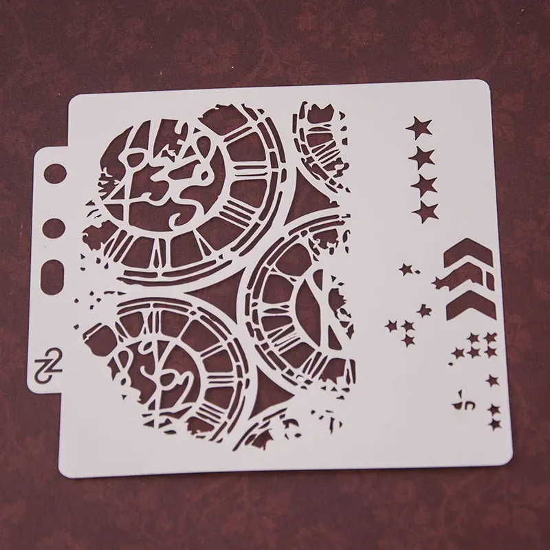 Airbrush,Craft Stencil Steampunk Stencil Steampunk Heart Stencil Card making