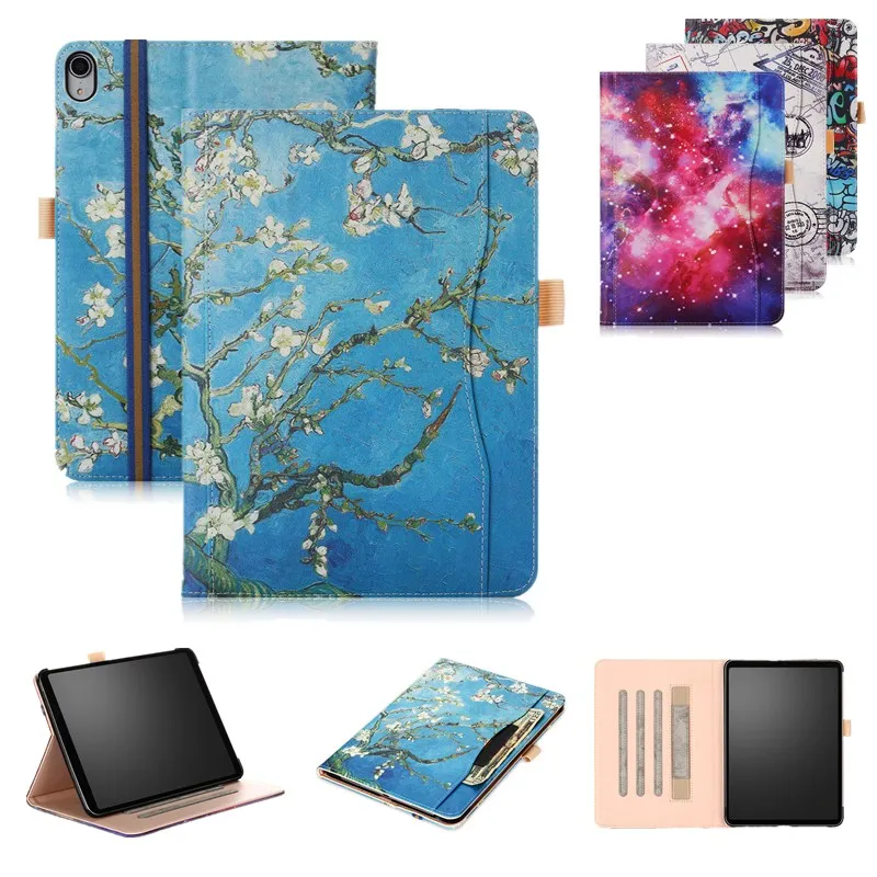 

New Funda For iPad Pro 11 2018 Case With Stylus Holder Smart PU Leather SMart Stand Wallet Tablet Cover For New iPad Pro 11 Case