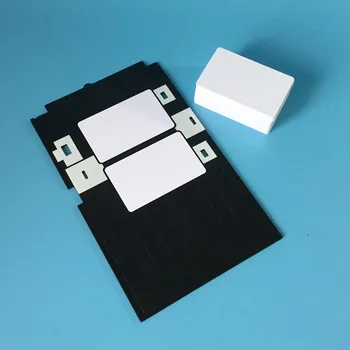 

1PC Tray card for Epson T50 T60 P50 R260 R270 R280 R290 Tray Card inkjet printer PVC ID Card tray + 230PCS PVC Blank White Card