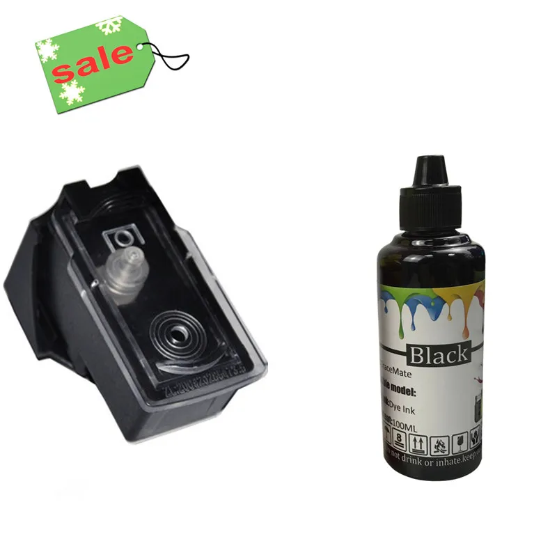 PG 510 Refillable BLACK Ink Cartridge + black ink For Canon iP2700 Pixma MP250 MP270 MP280 MP480