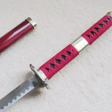 S2672 японский аниме RORONOA ZORO SANDAI меч Kitetsu Блестящий гамон лезвие 41," цельный