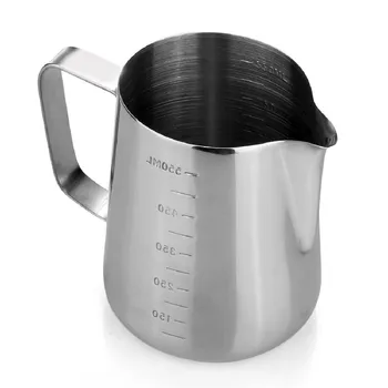 

1pc Kitchen Stainless Steel Milk frothing jug Espresso Coffee Pitcher Barista Craft Coffee Latte Milk Frothing Jug Pitcher