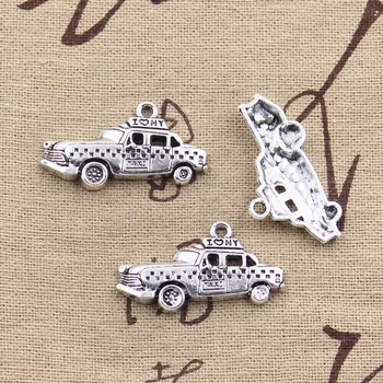

5pcs Charms New York Taxi 18x32mm Antique Tibetan Silver Color Pendant Findings Accessories DIY Vintage Choker Handmade Jewelry