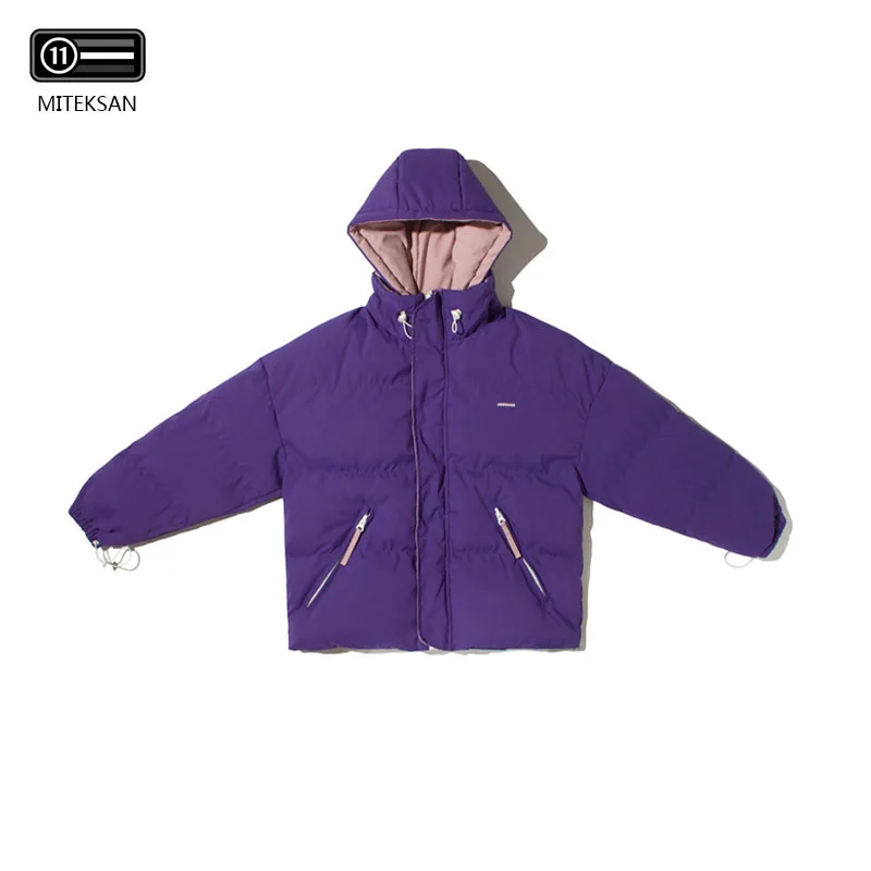 

2019 New autumn Collection Jacket Men Fashion Cotton Casual Padded Jacket Hood Streetwear Thick Winter Coat Parka Men 4 colours