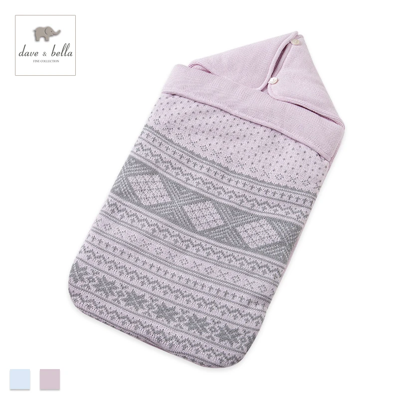 Brand Knitted Zipper baby sleeping bag baby clothing newborn infant