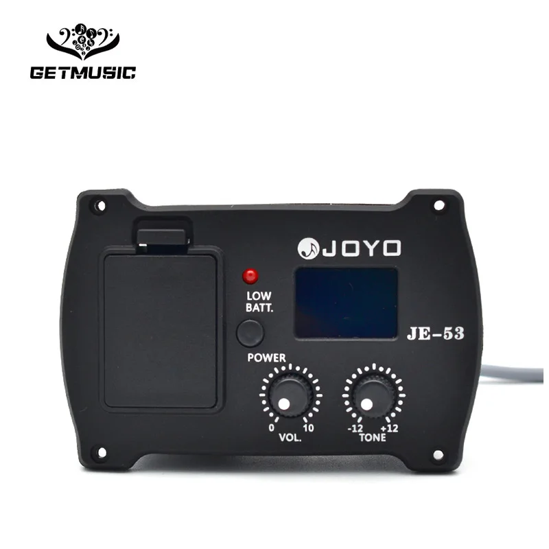 

JOYO JE-53 2 In 1 Guitar Parts Equalizer and Tuner Professional Acoustic Guitar Simple Preamp Equalizer Pickup with Tuner 1pcs