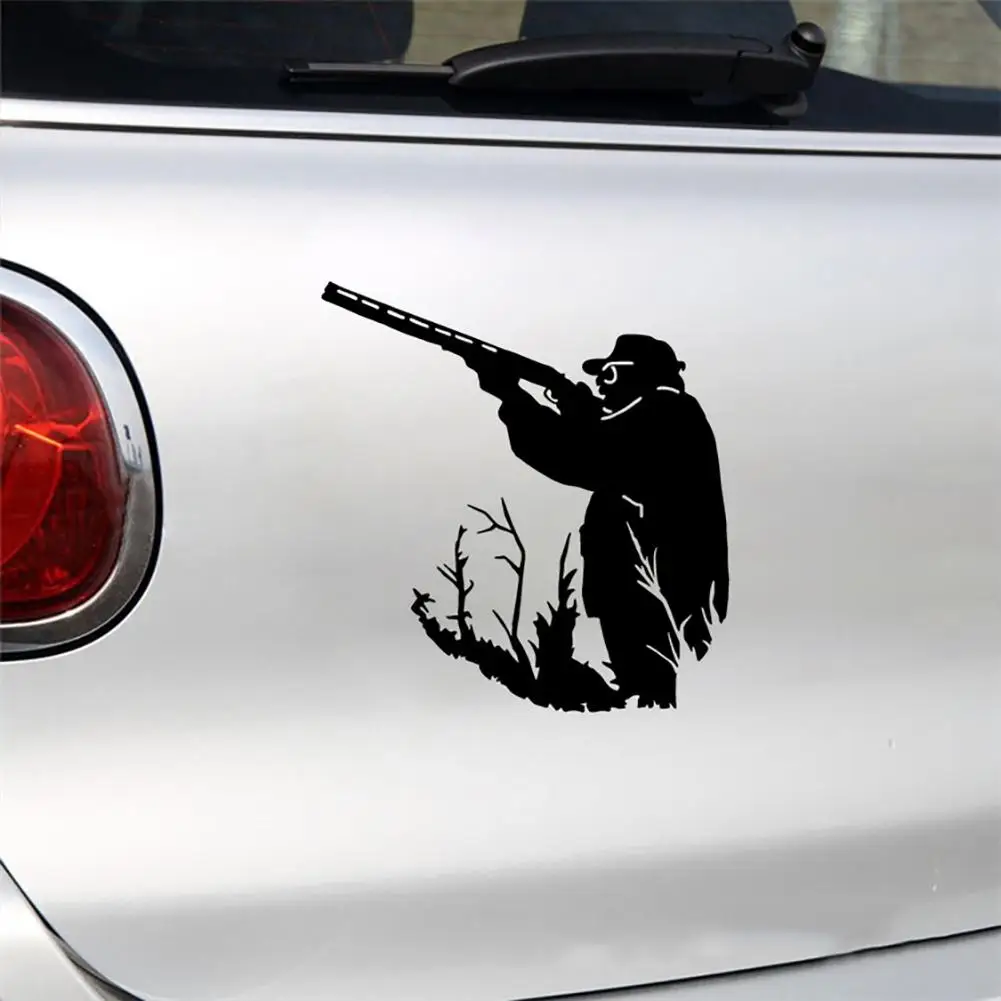 

Hunter Hunting Car Sticker Reflective Vehicle Guitar Surfing Board Decor Decal